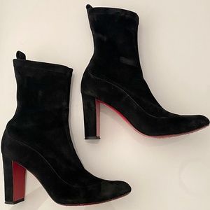 Christian Louboutin suede boots
